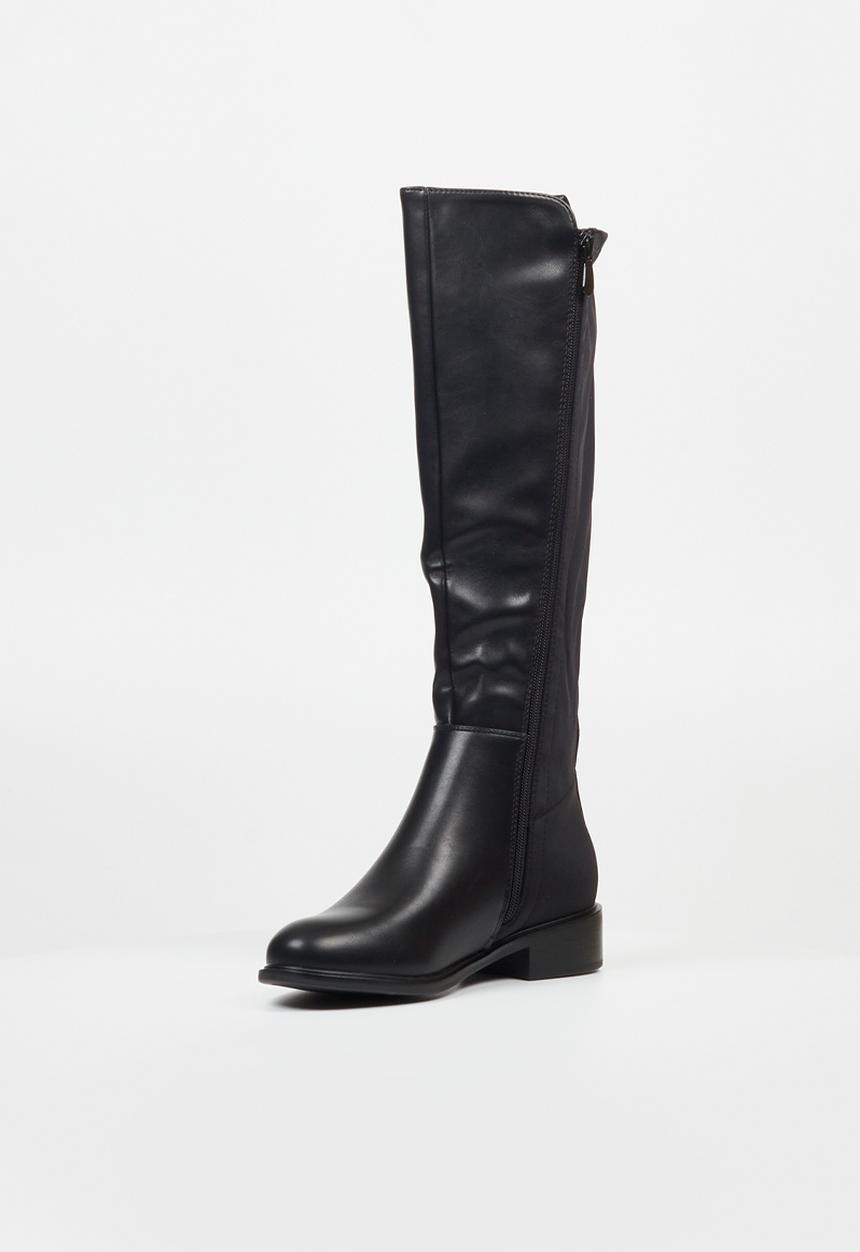 Butterfly Feet - Huda 11 knee length boot - black