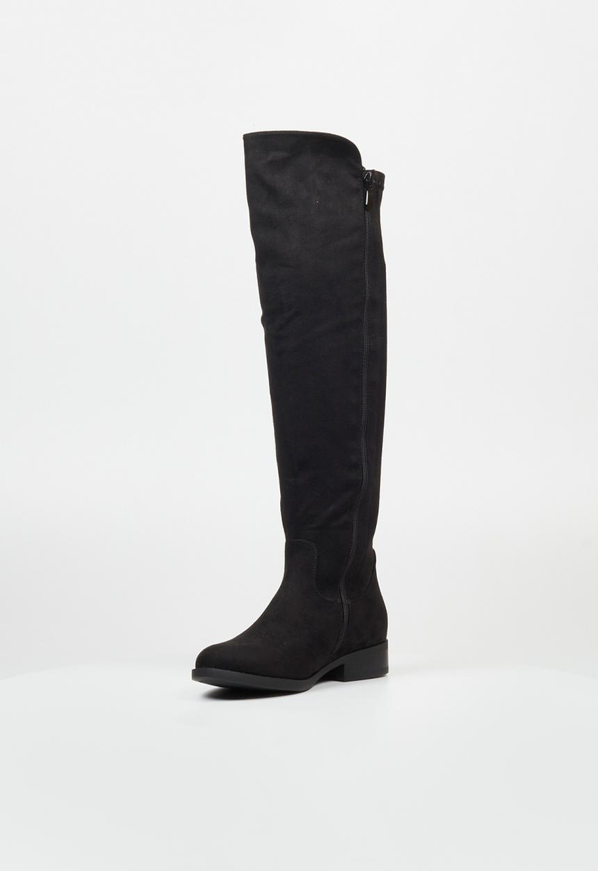 Butterfly Feet - Huda 12 knee length boot - black