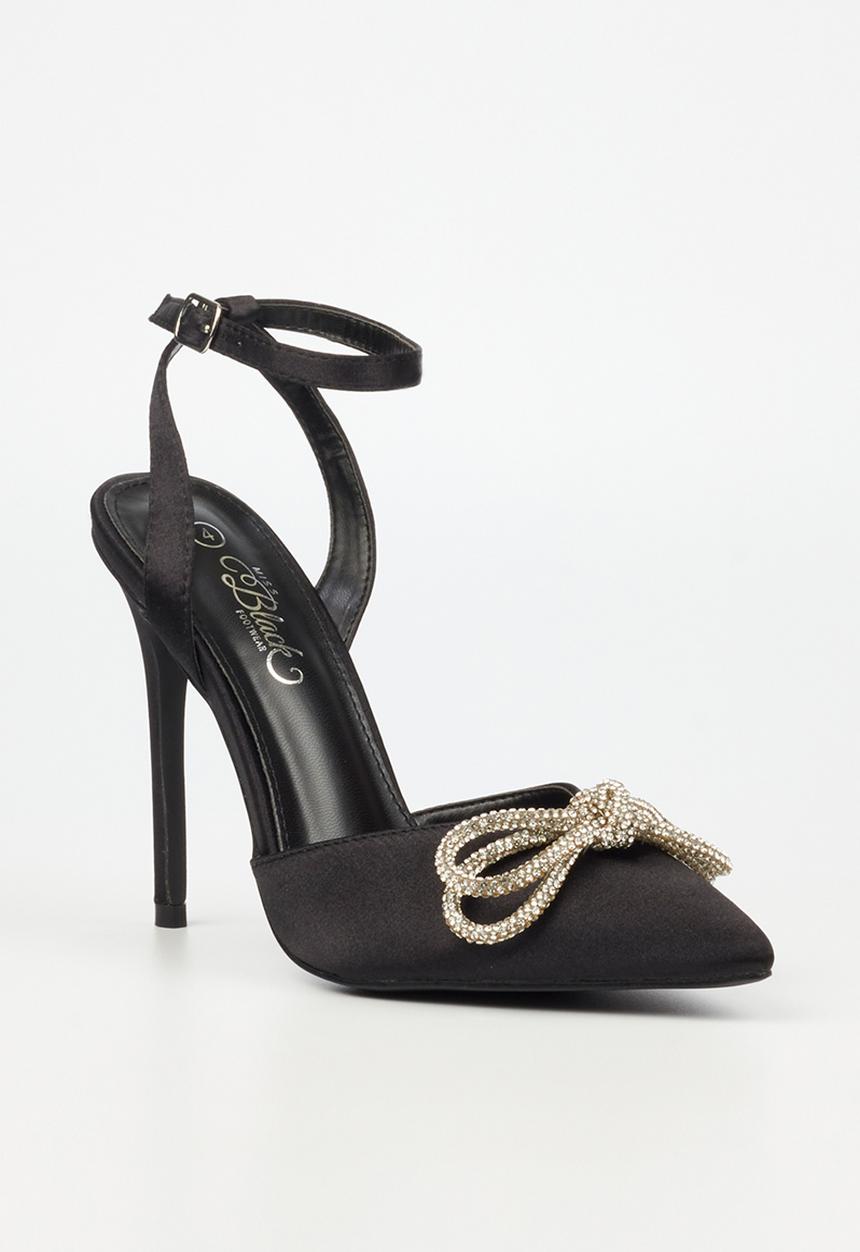 Miss Black - Ziva 1 court heel - black