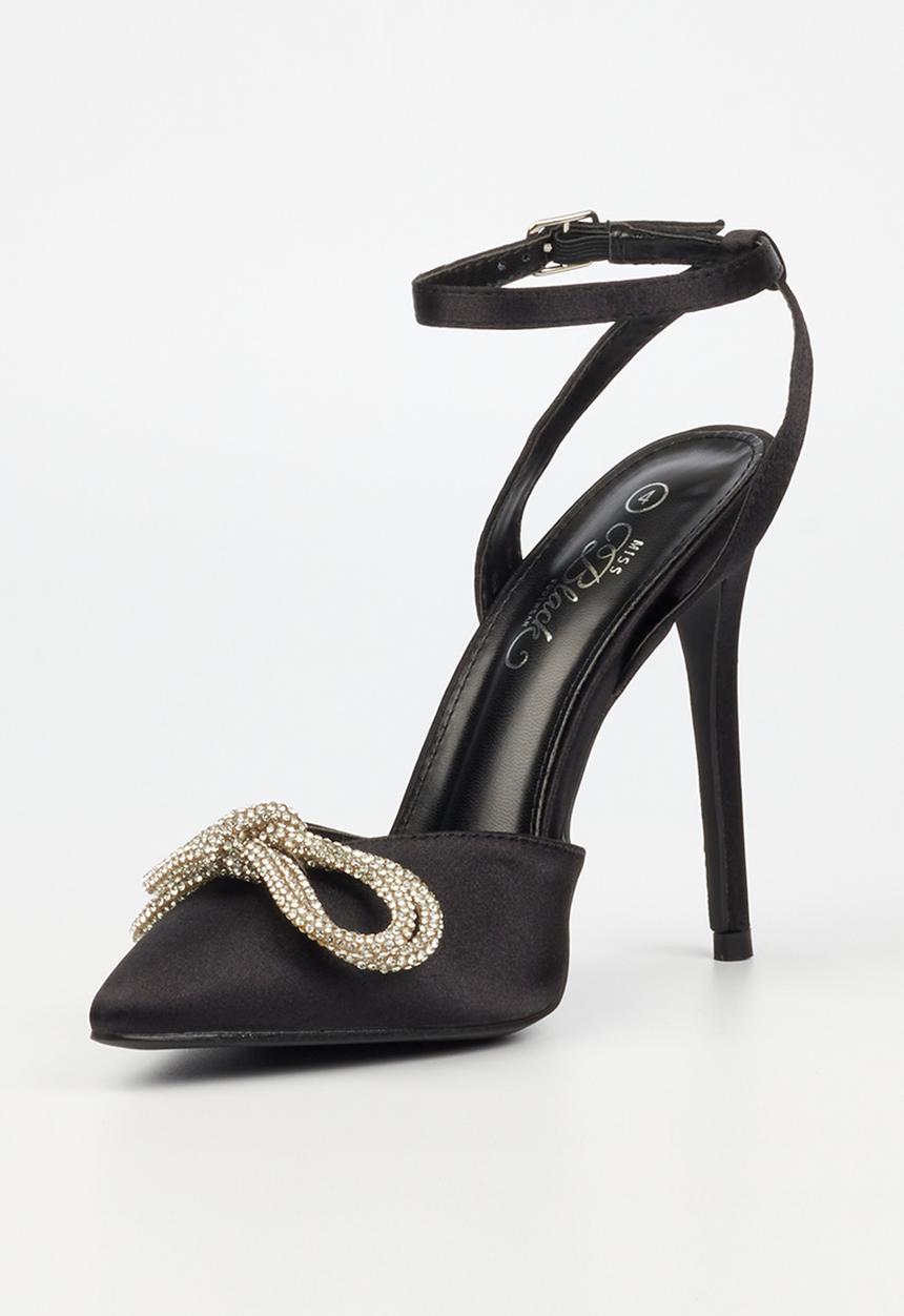 Miss Black - Ziva 1 court heel - black