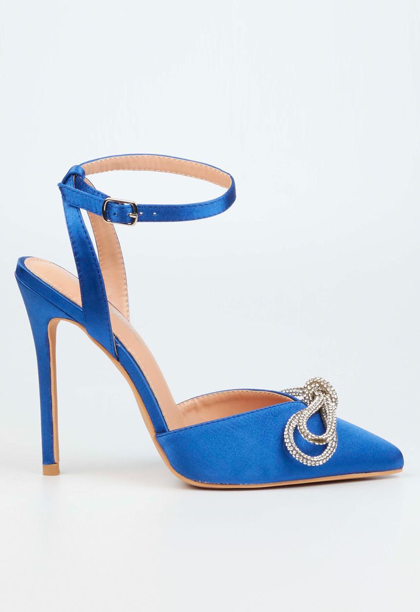 Miss Black - Ziva 1 court heel - blue