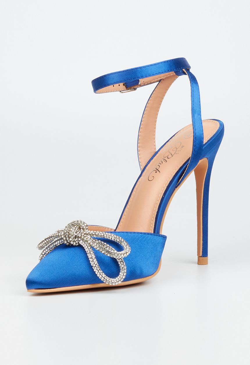 Miss Black - Ziva 1 court heel - blue