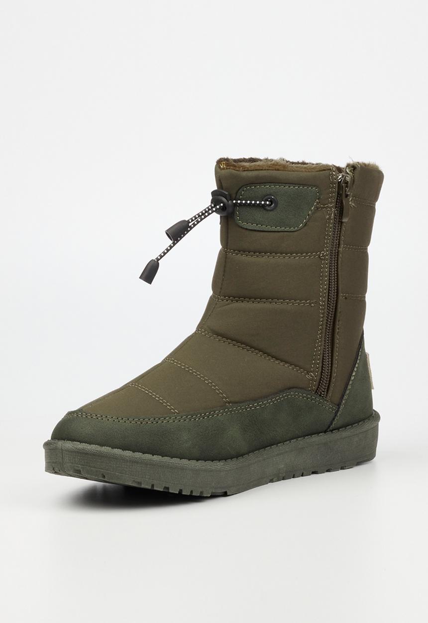 Miss Black - Rae 8 ankle boot - olive