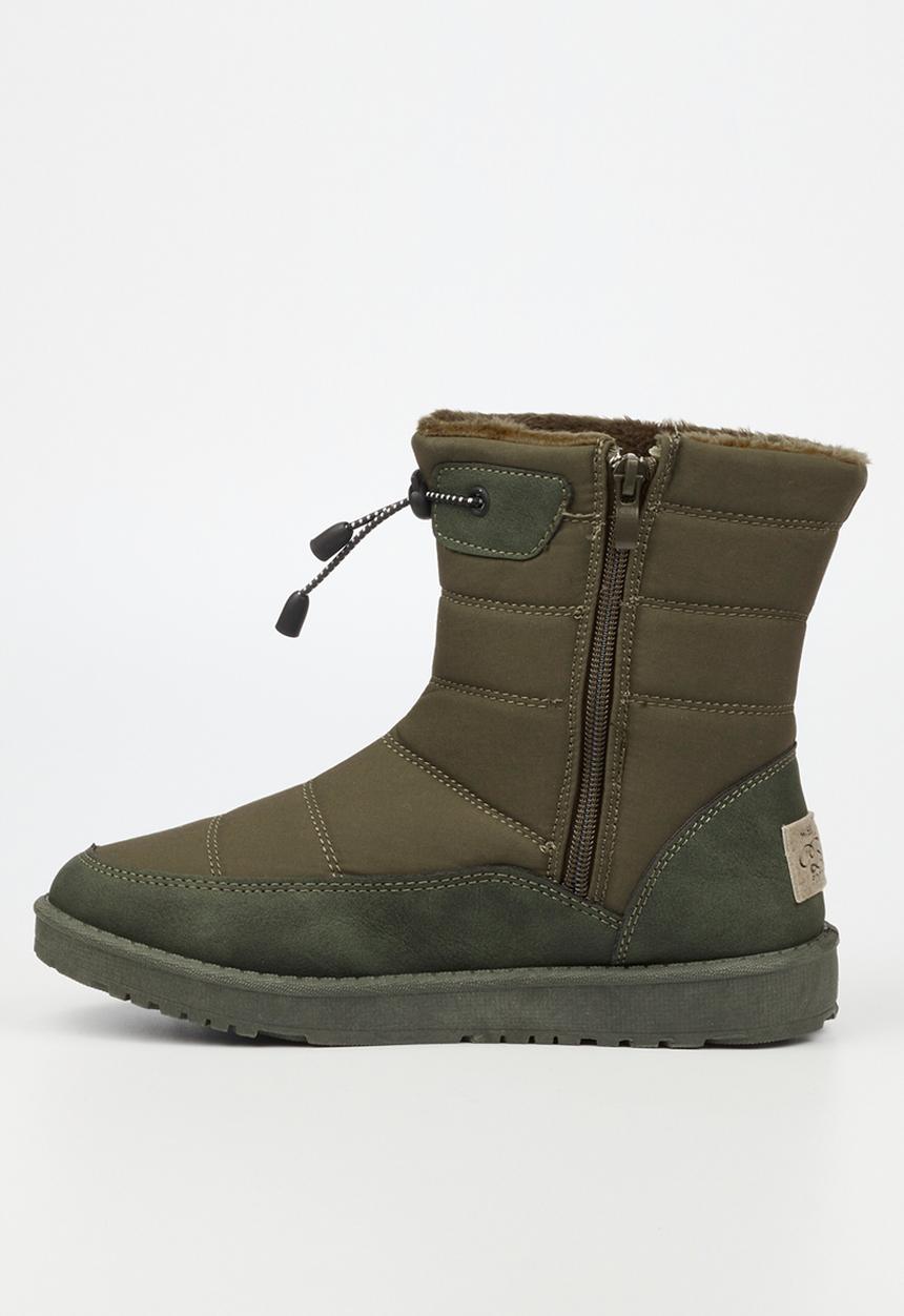 Miss Black - Rae 8 ankle boot - olive