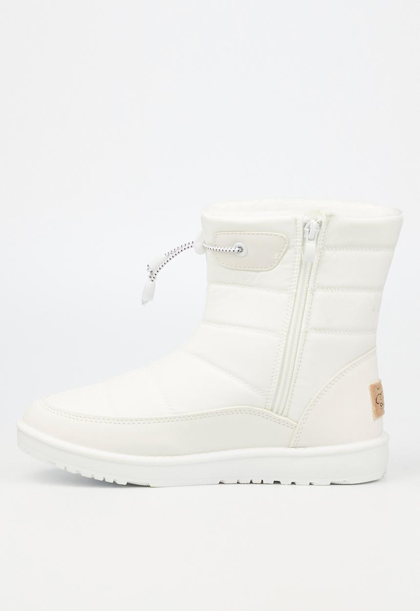 Miss Black - Rae 8 ankle boot - white