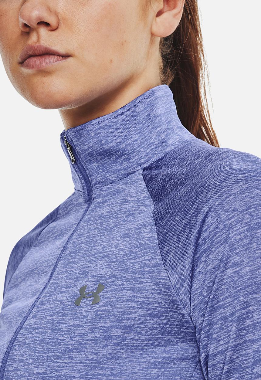 Under Armour - Tech 1/2 zip - twist - baja blue/white/metallic silver