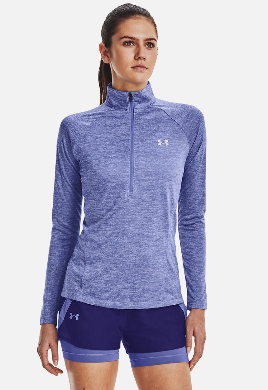 Under Armour - Tech 1/2 zip - twist - baja blue/white/metallic silver