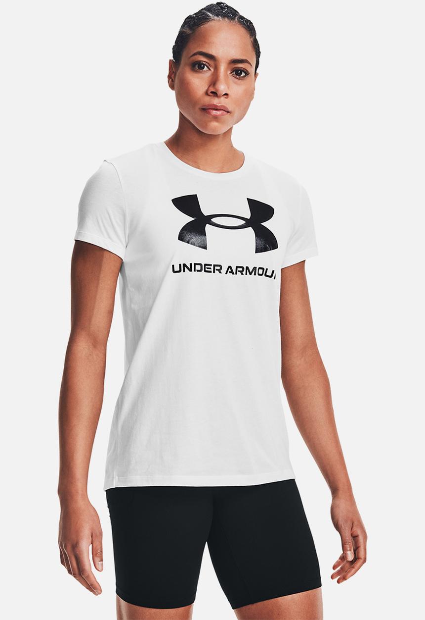 Under Armour - Ua sportstyle logo short sleeve - white/black