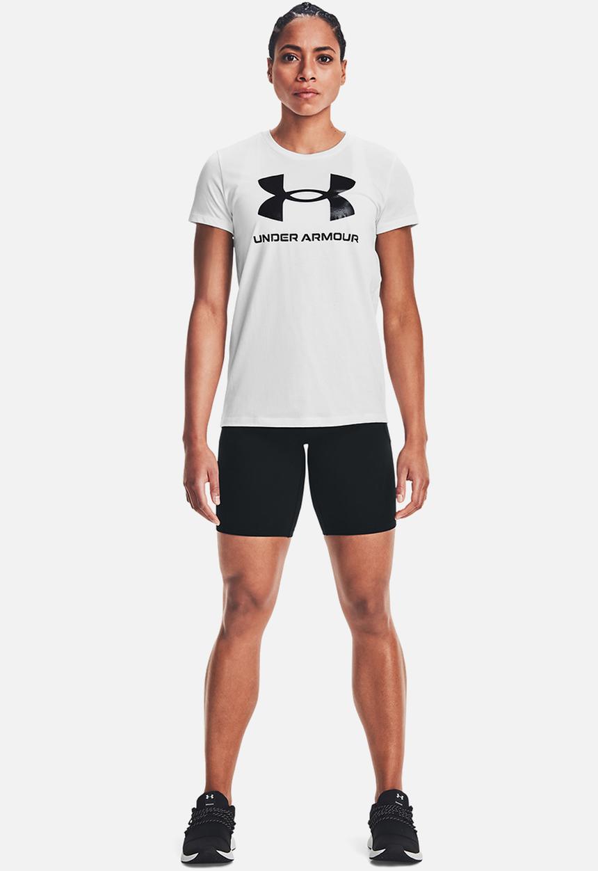Under Armour - Ua sportstyle logo short sleeve - white/black