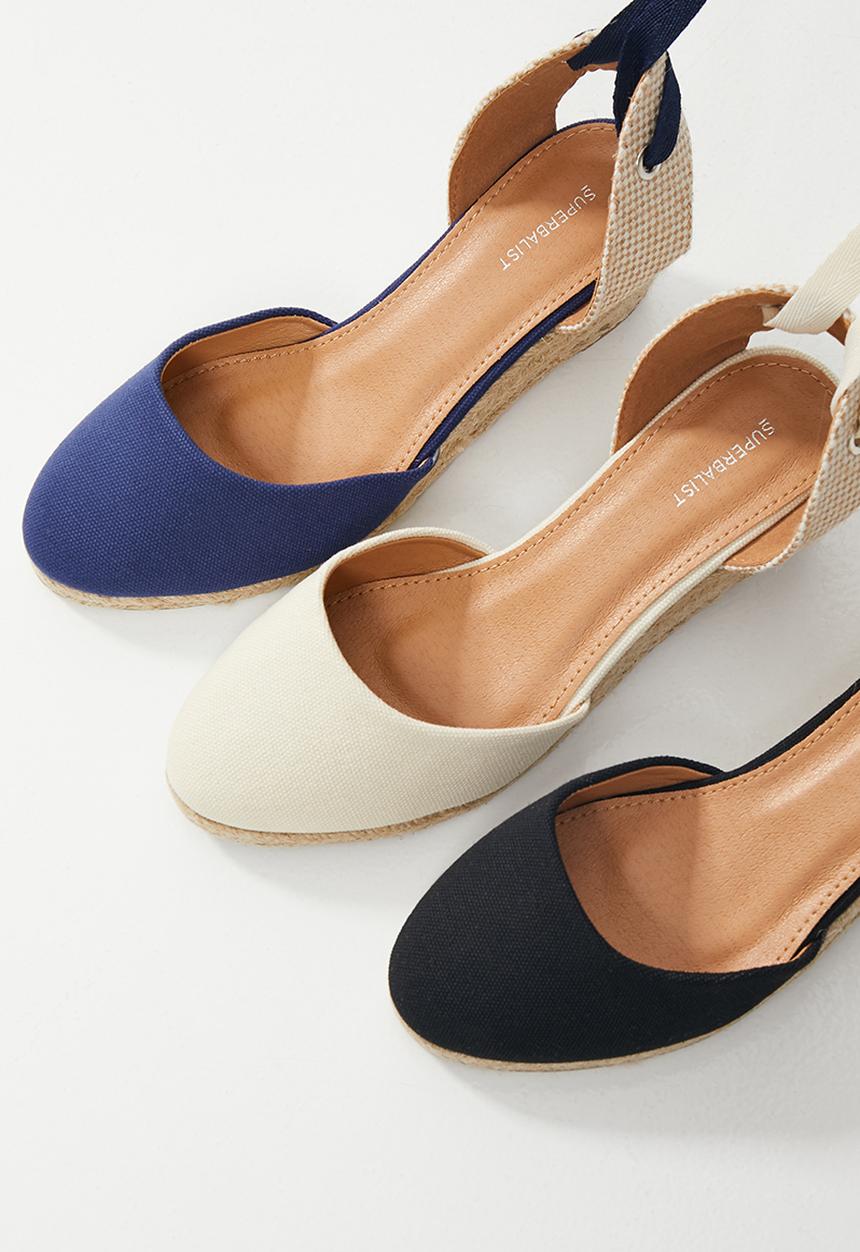 Superbalist - Jessica ankle tie espadrille - black
