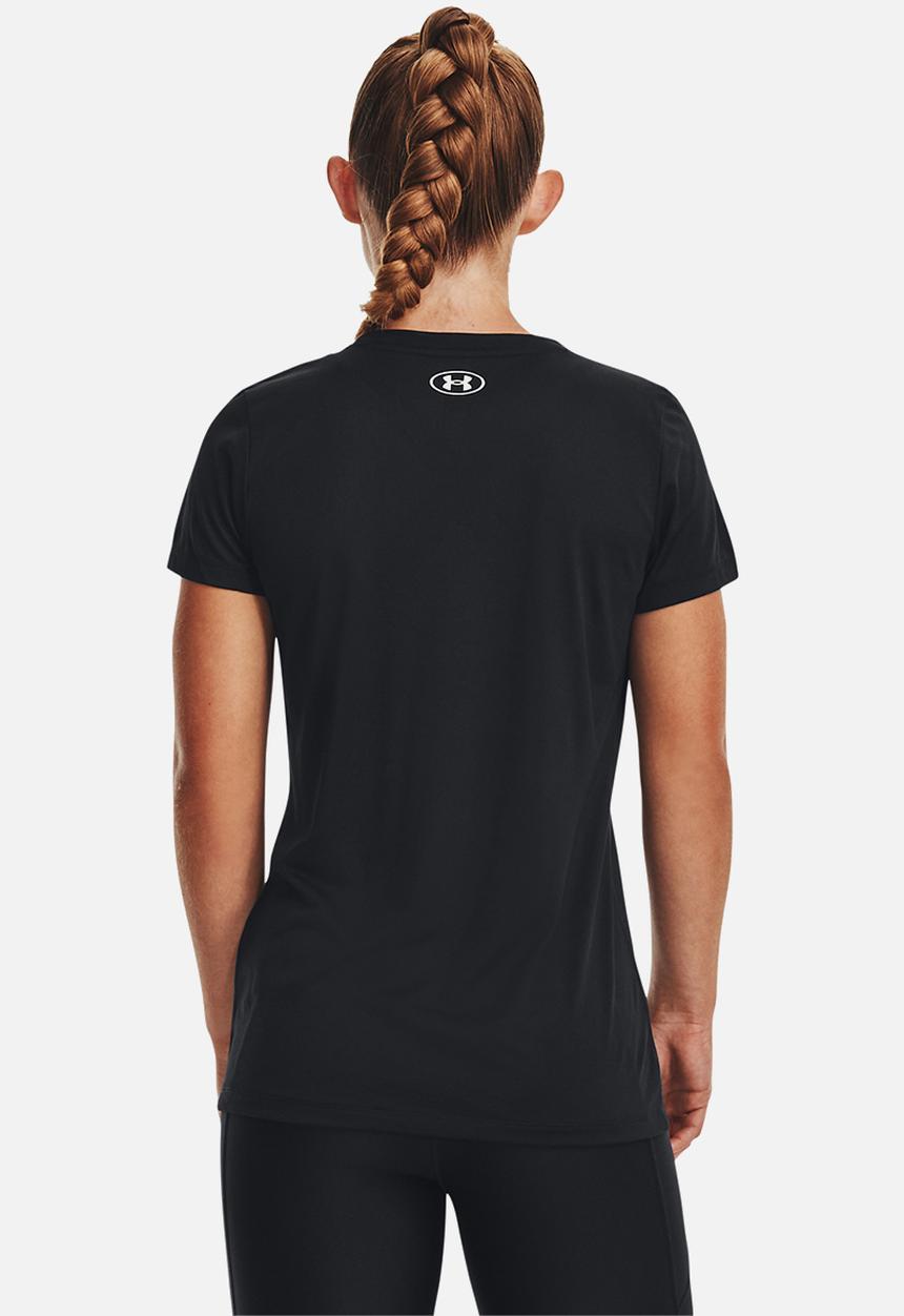 Under Armour - Ua tech solid script short sleeve - black/gray mist/pitch gray