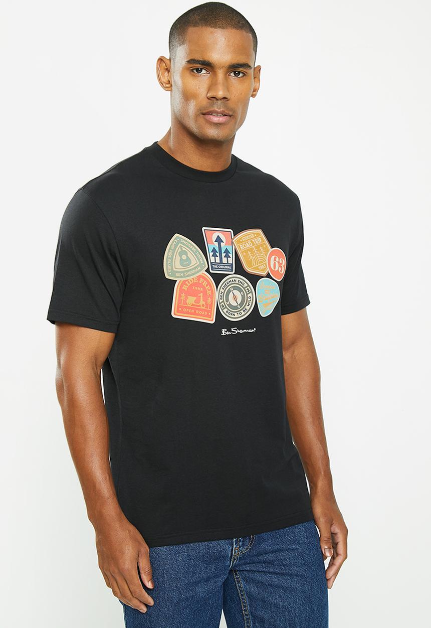 Ben Sherman - Outdoor badges T-shirt - black