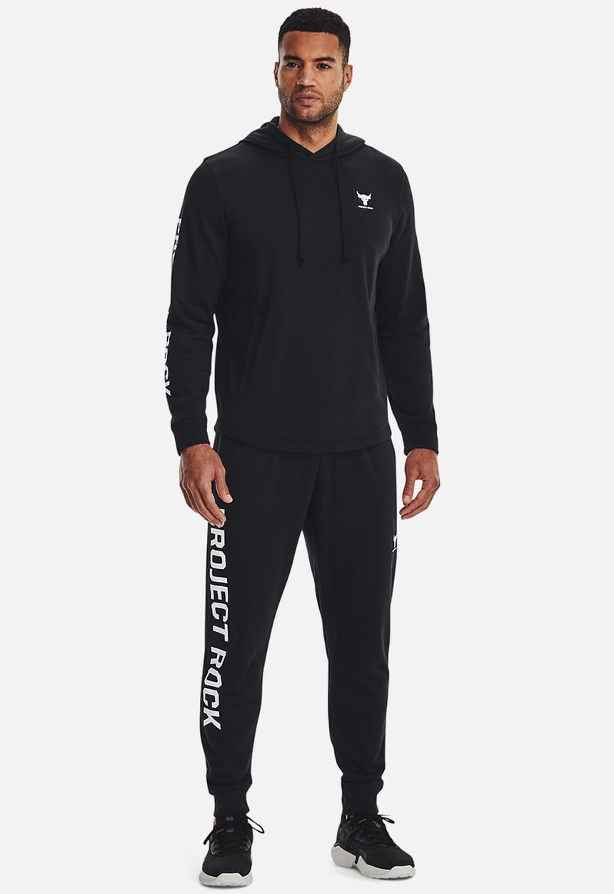 Under Armour - Project rock terry hoodie - black
