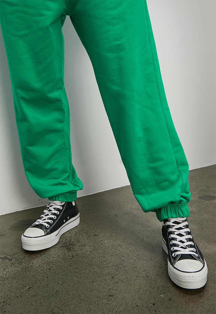 Blake - Slouch track pants - green