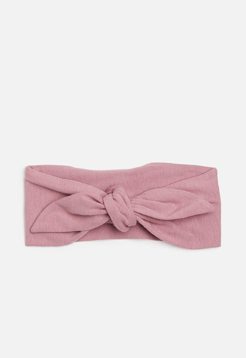Cotton On - The tie headband - dusty berry