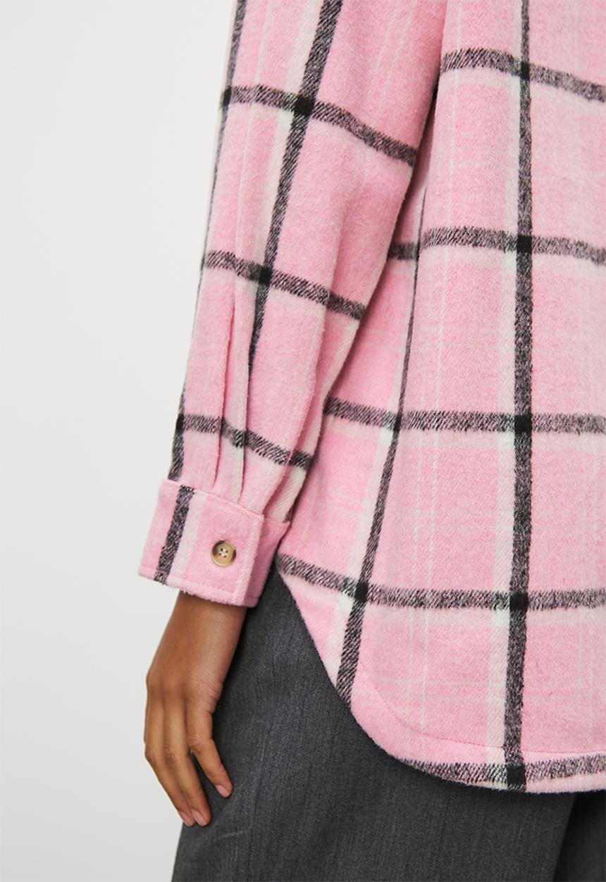 Superbalist - Check overshirt - pink check