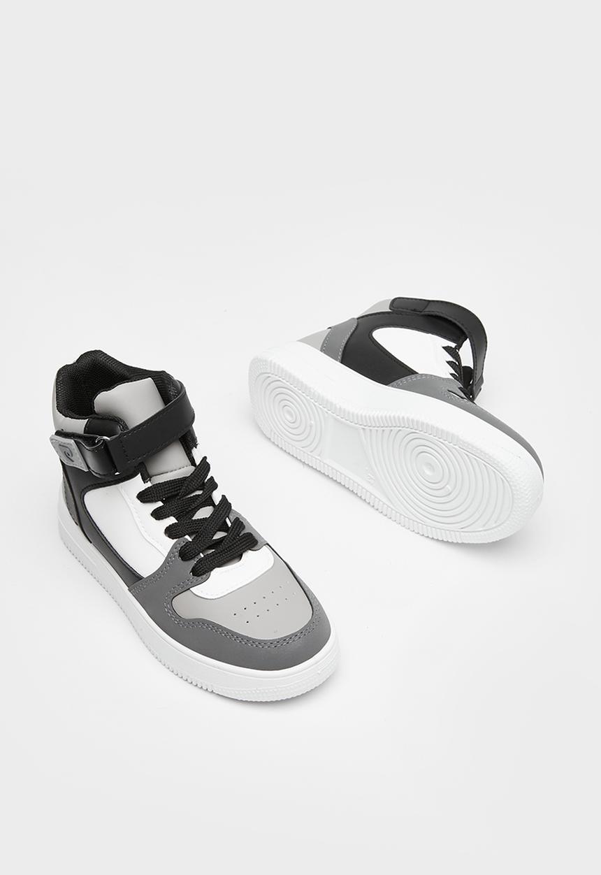 Pierre Cardin - Asher colour block hi-top - multi 