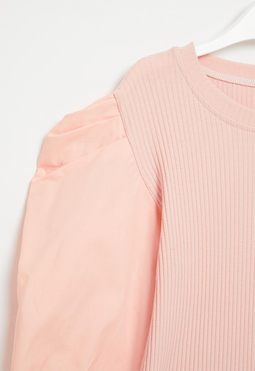 Pop Candy - Girls puff sleeve top - pink