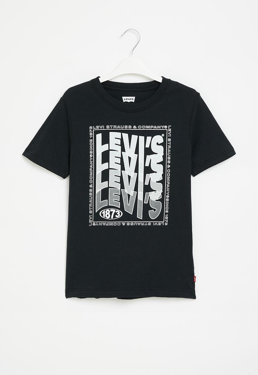 Levi’s® - Lvb wavy logo tee shirt - black