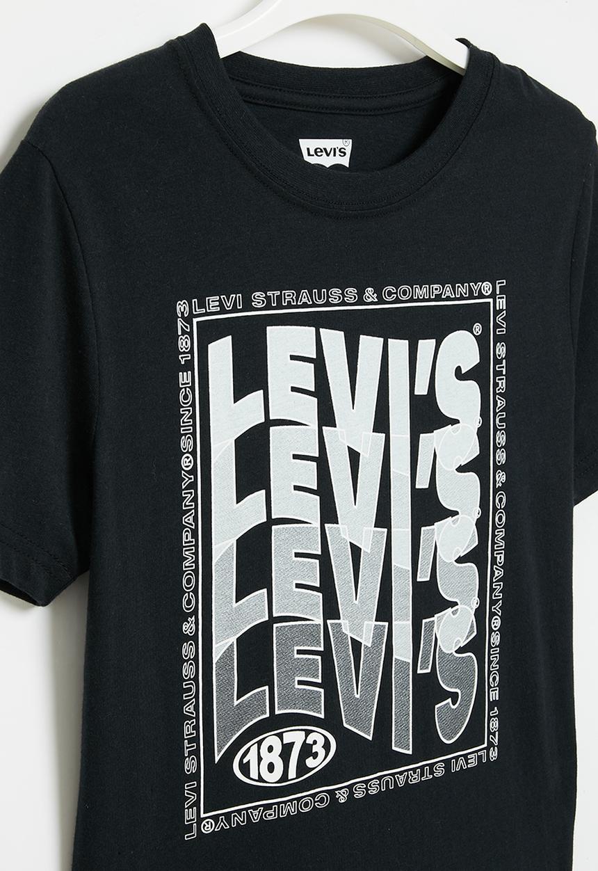 Levi’s® - Lvb wavy logo tee shirt - black