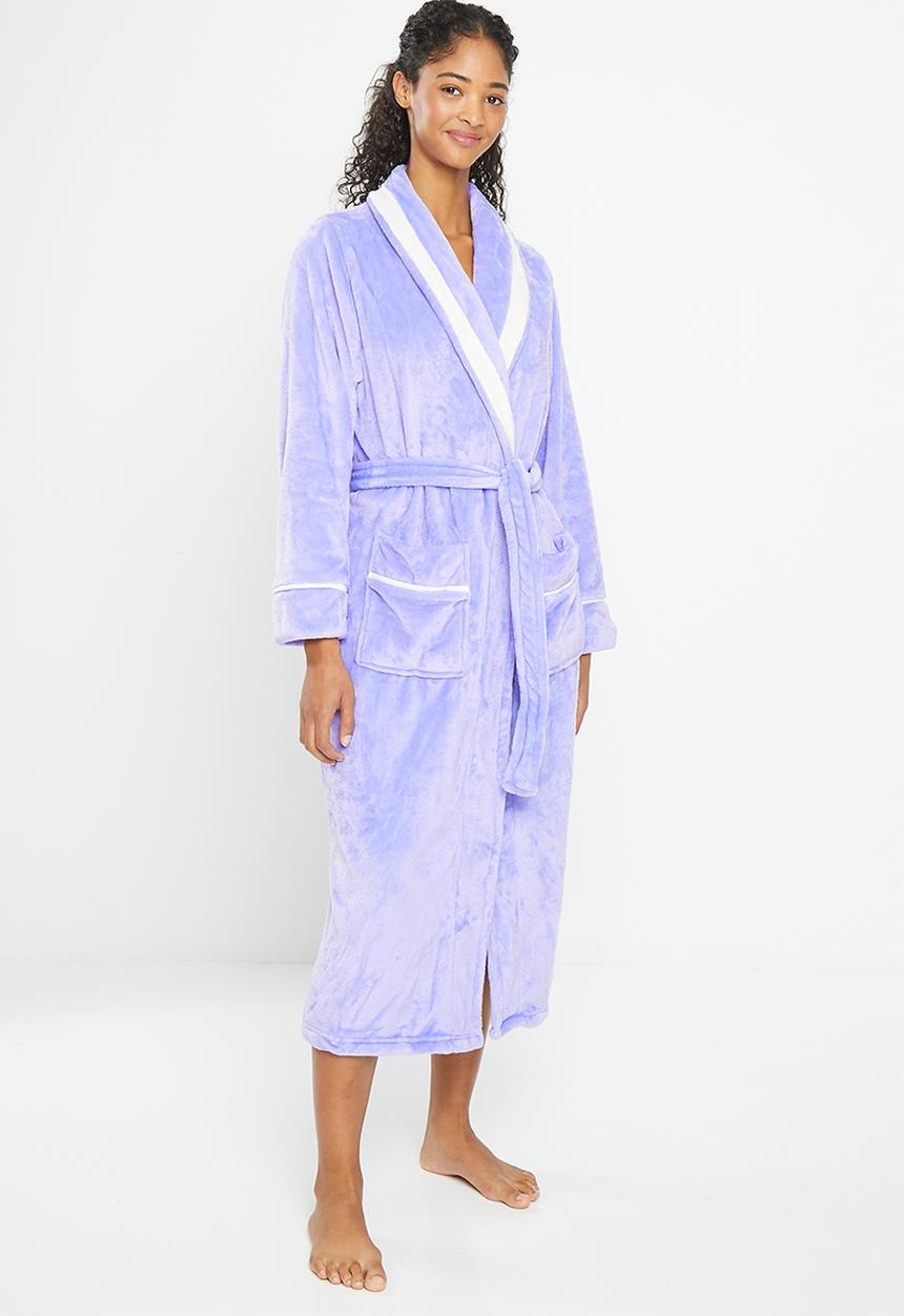 dailyfriday - Stripe collar gown - lilac