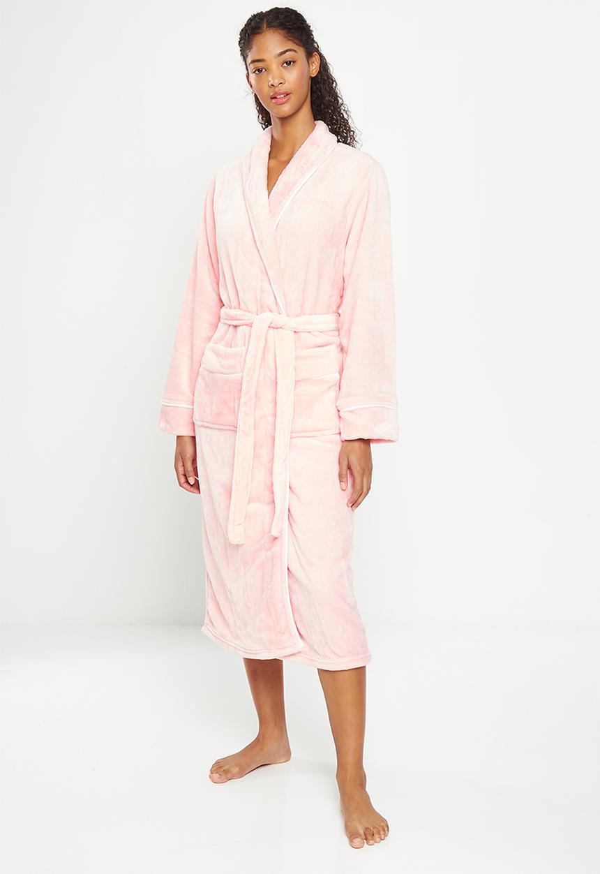 dailyfriday - Pipe faux mink gown - light pink