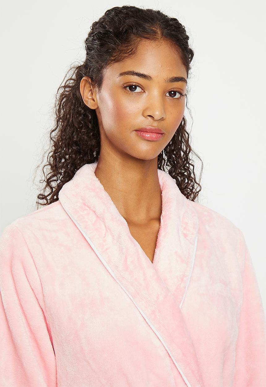 dailyfriday - Pipe faux mink gown - light pink