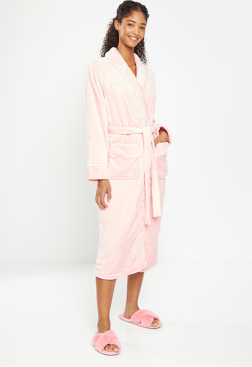 dailyfriday - Pipe faux mink gown - light pink