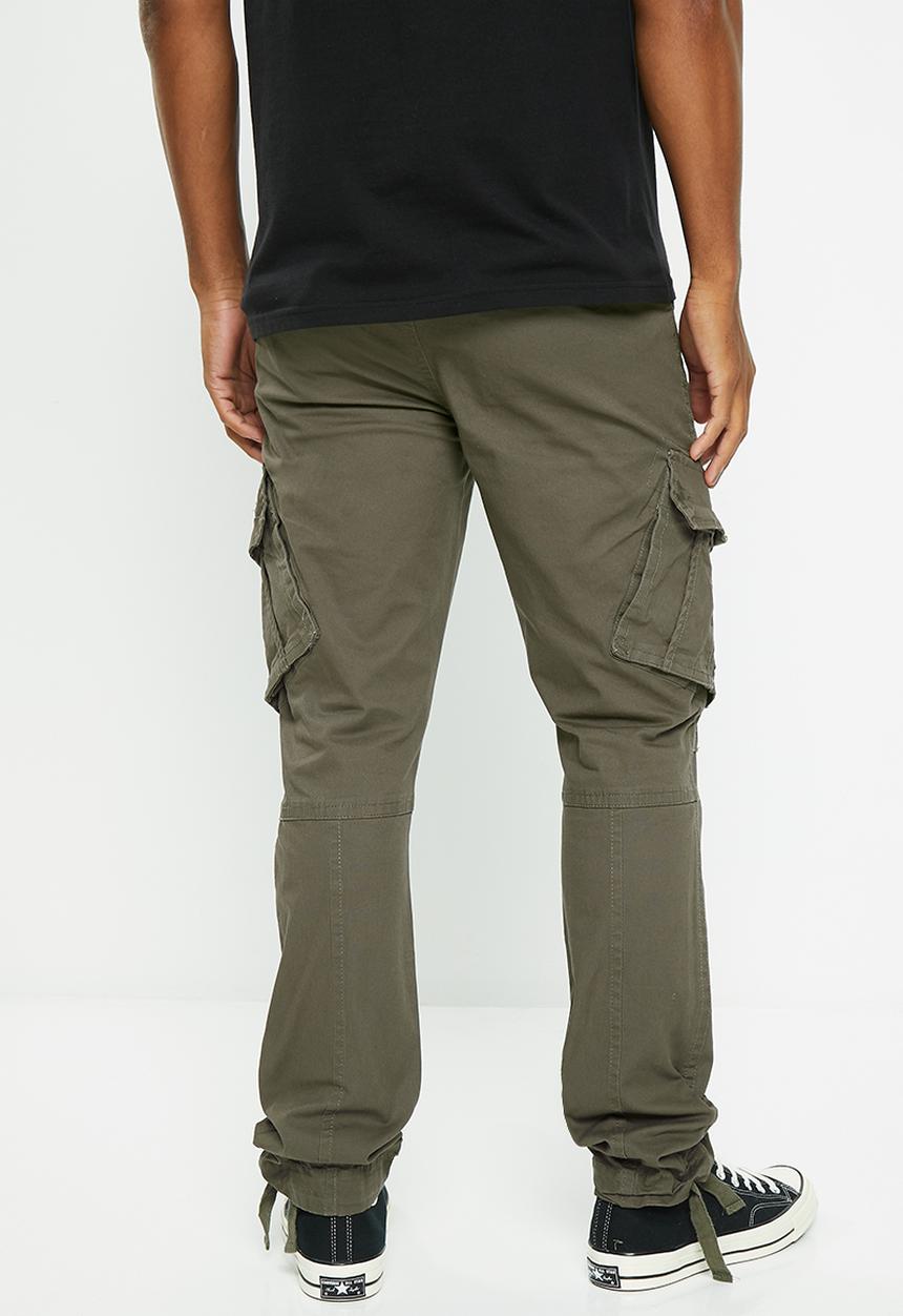 Aca Joe - Mens aca joe cargo  pants - fatigue