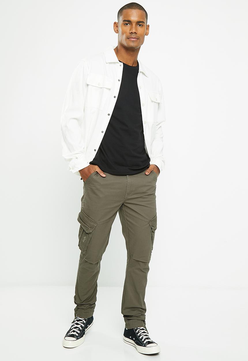 Aca Joe - Mens aca joe cargo  pants - fatigue