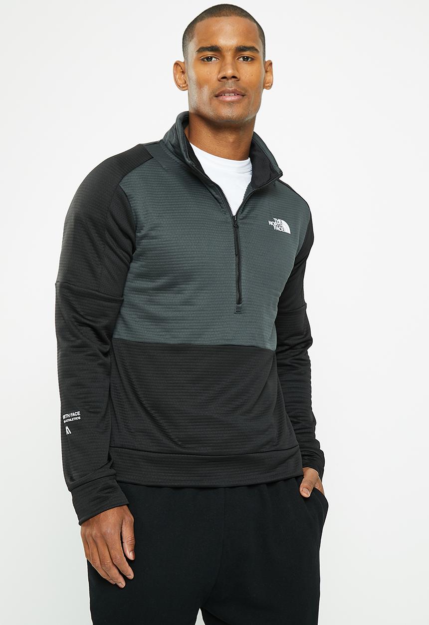 The North Face - Ma 1/4 zip - eu - tnf black/asphalt grey 