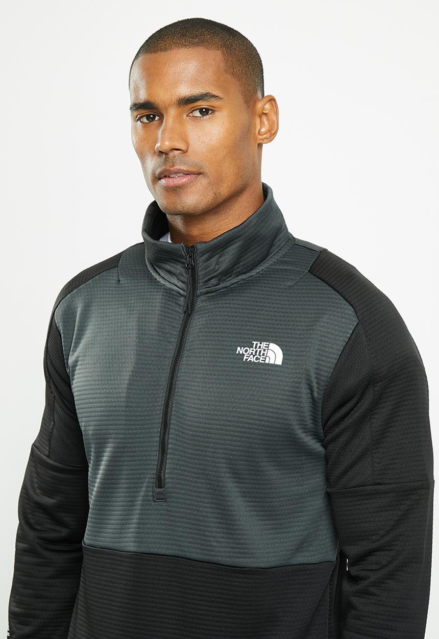 The North Face - Ma 1/4 zip - eu - tnf black/asphalt grey 