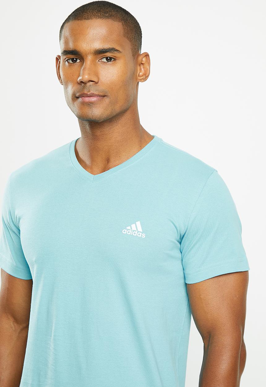 adidas Performance - V-neck tee - preloved blue