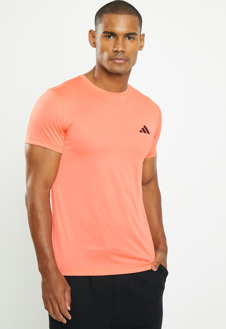 adidas Performance - M tr-es comf tee - coral fusion & black