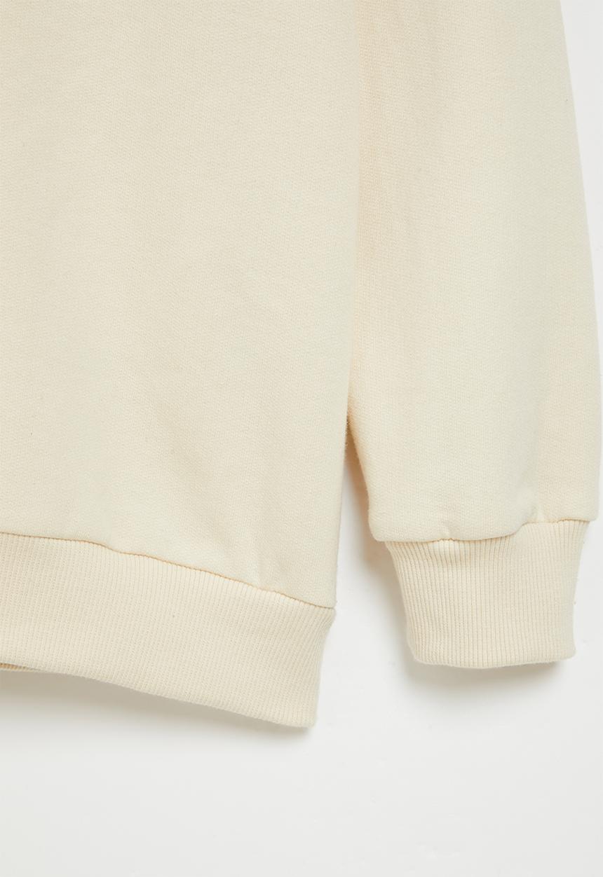 Superbalist - Boys oversized graphic hoodie - ecru