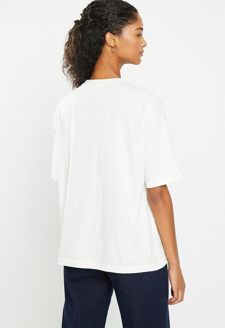 Superdry. - Vintage logo rainbow tee - off white
