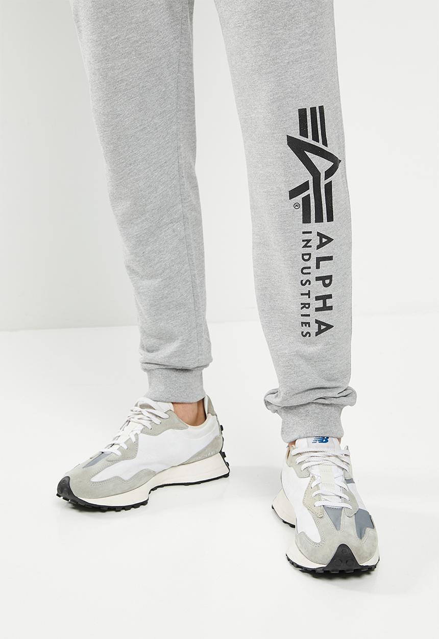 Alpha Industries - A.i logo print jogger - grey melange