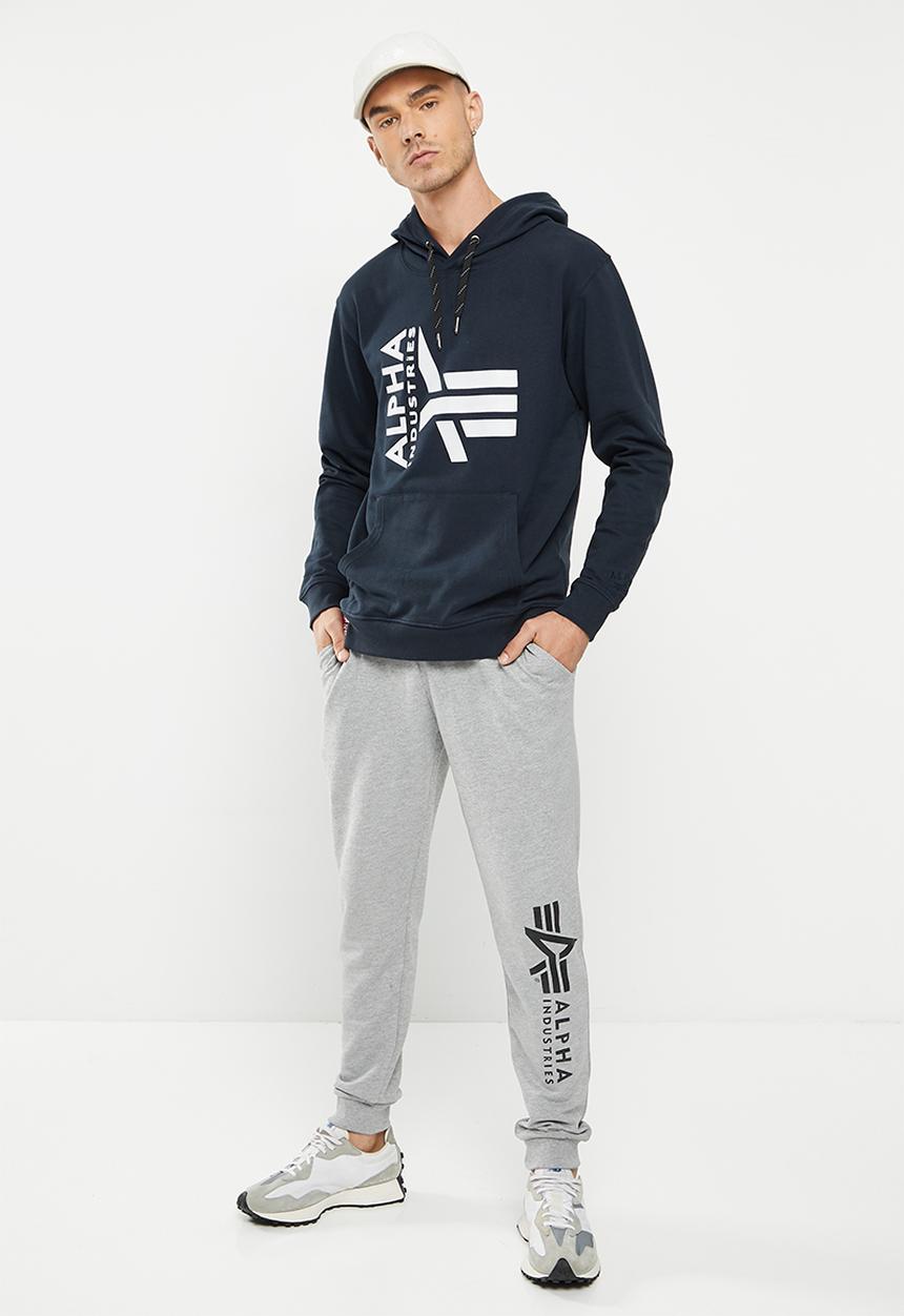 Alpha Industries - A.i logo print jogger - grey melange