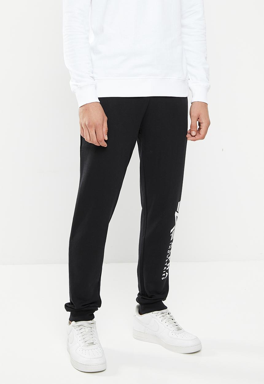 Alpha Industries - A.i logo print jogger - black