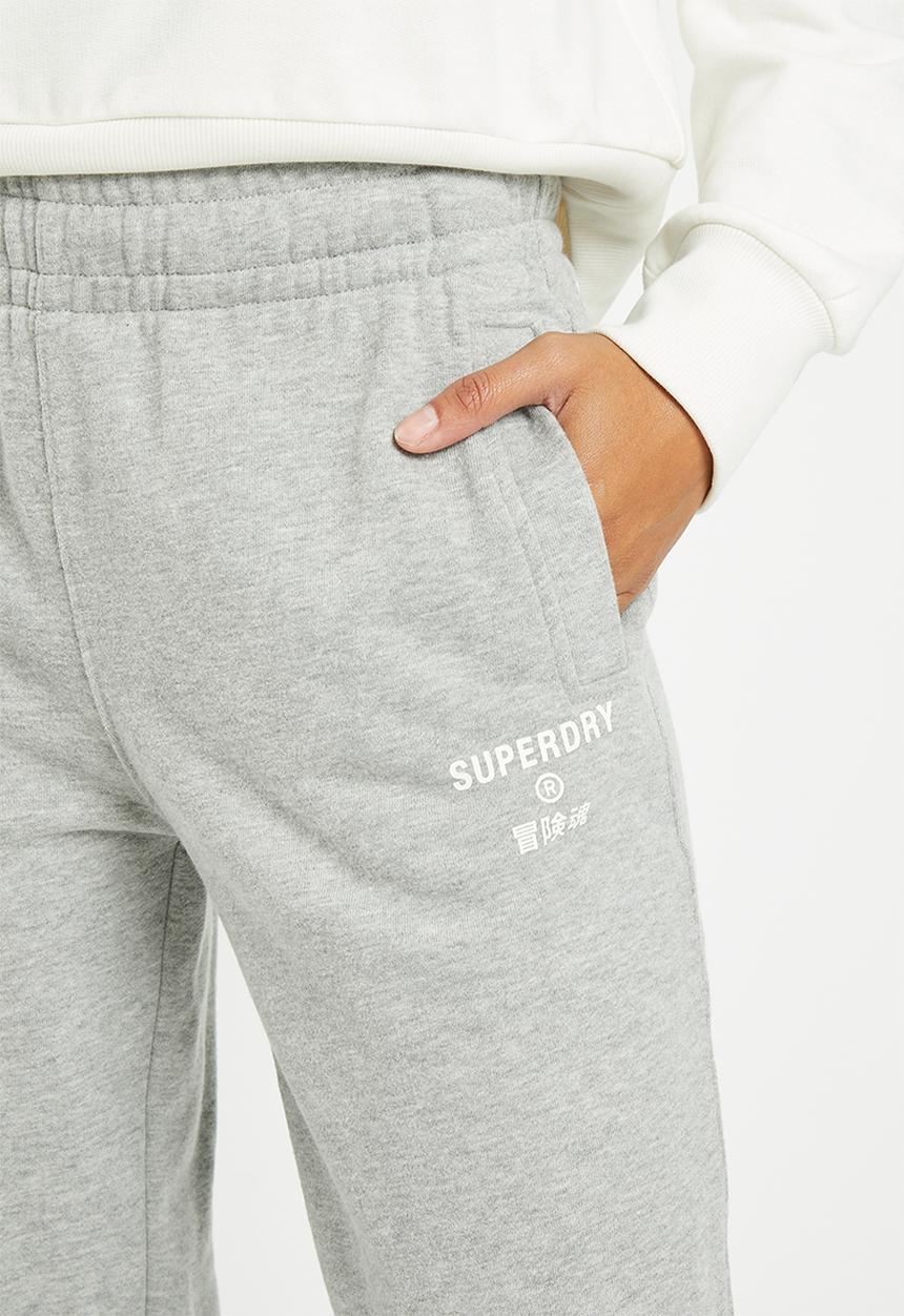 Superdry. - Code core sport jogger - grey marl