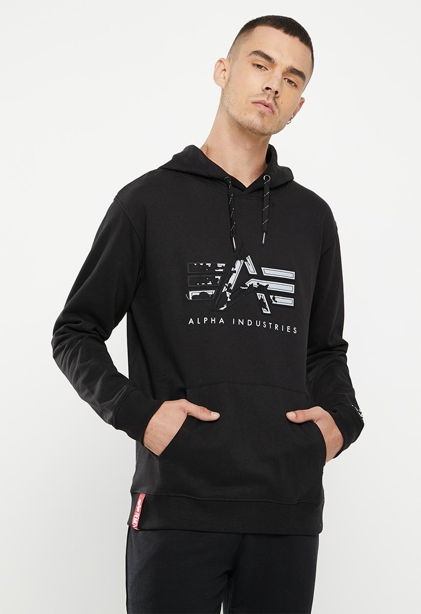 Alpha Industries - A.i applique hoodie - black