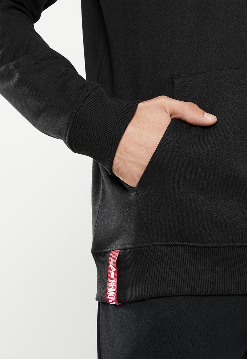 Alpha Industries - A.i applique hoodie - black