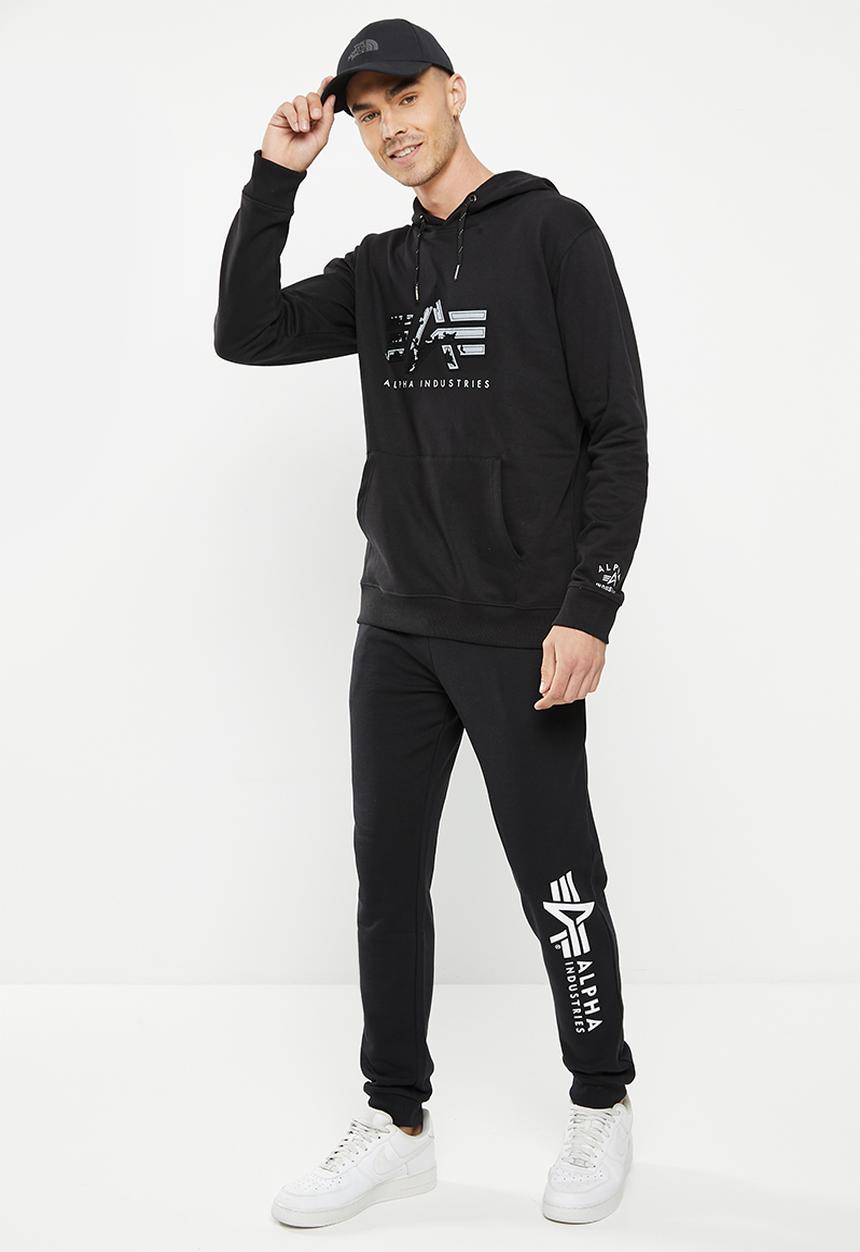 Alpha Industries - A.i applique hoodie - black