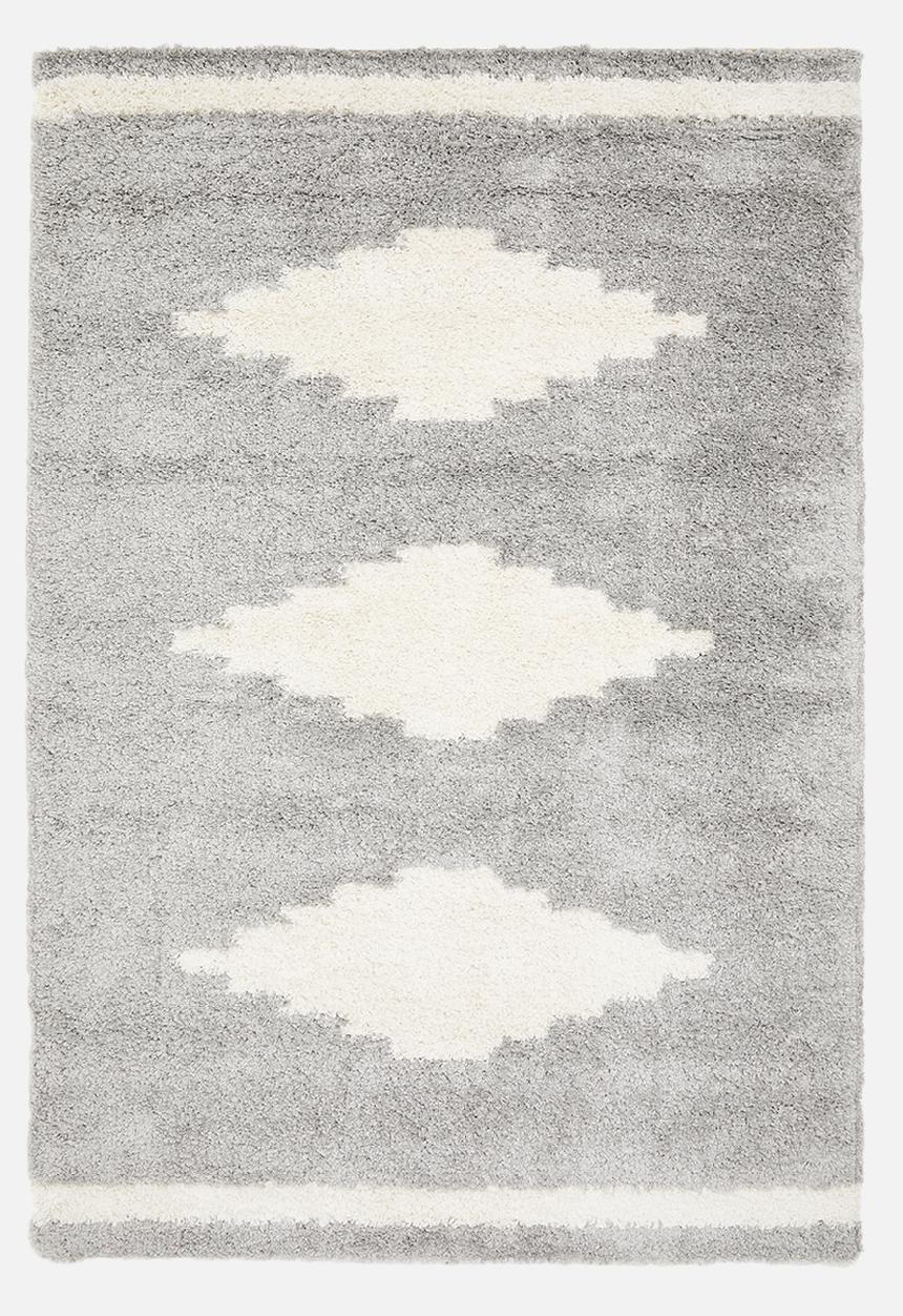 Fotakis - Trio triangle gipsy shaggy rug - grey