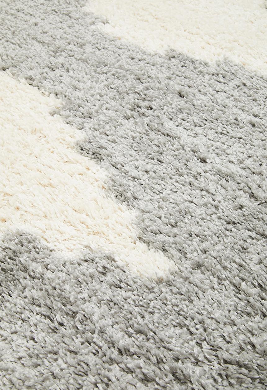Fotakis - Trio triangle gipsy shaggy rug - grey