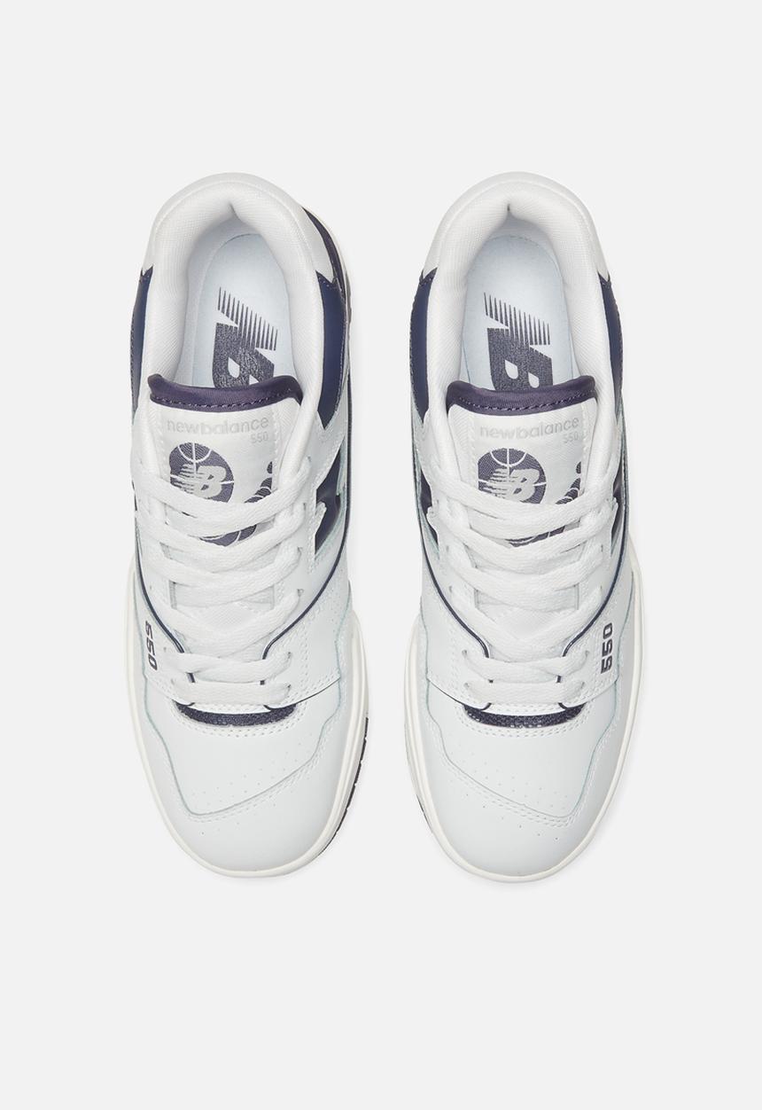 New Balance  - 550 - courtside - white/dark mercury