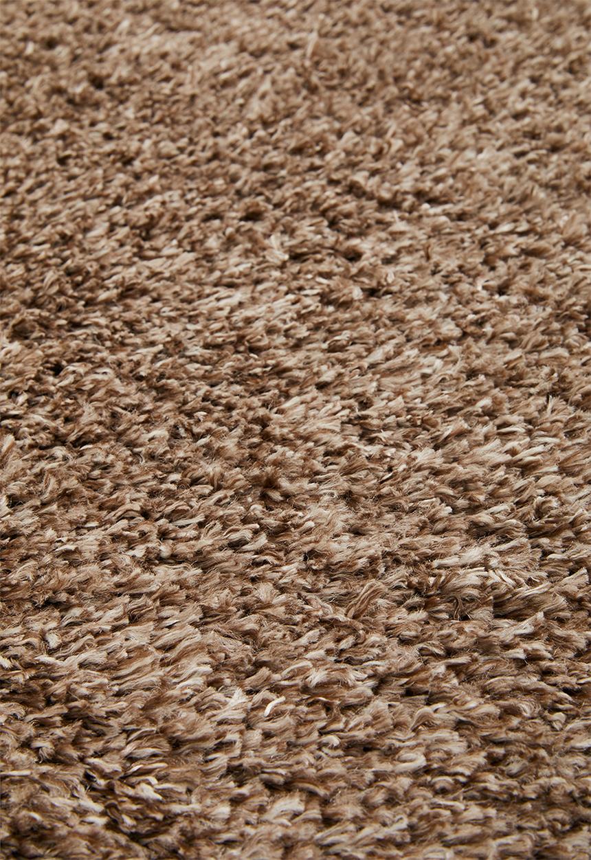Fotakis - Plain gipsy shaggy rug -  brown