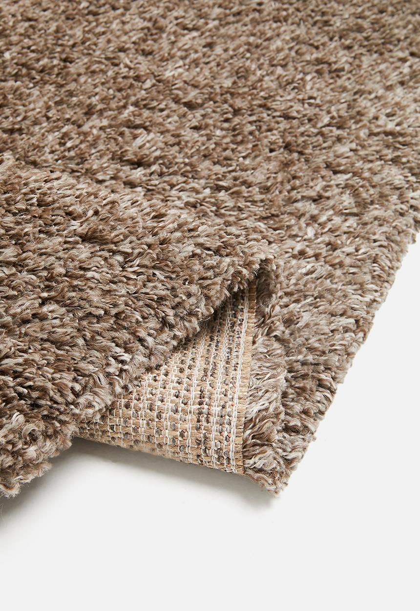 Fotakis - Plain gipsy shaggy rug -  brown