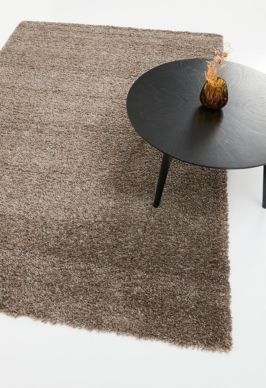 Fotakis - Plain gipsy shaggy rug -  brown