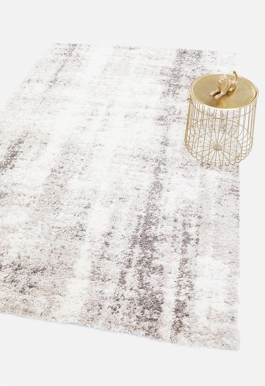 Fotakis - Abstract gipsy shaggy rug - grey